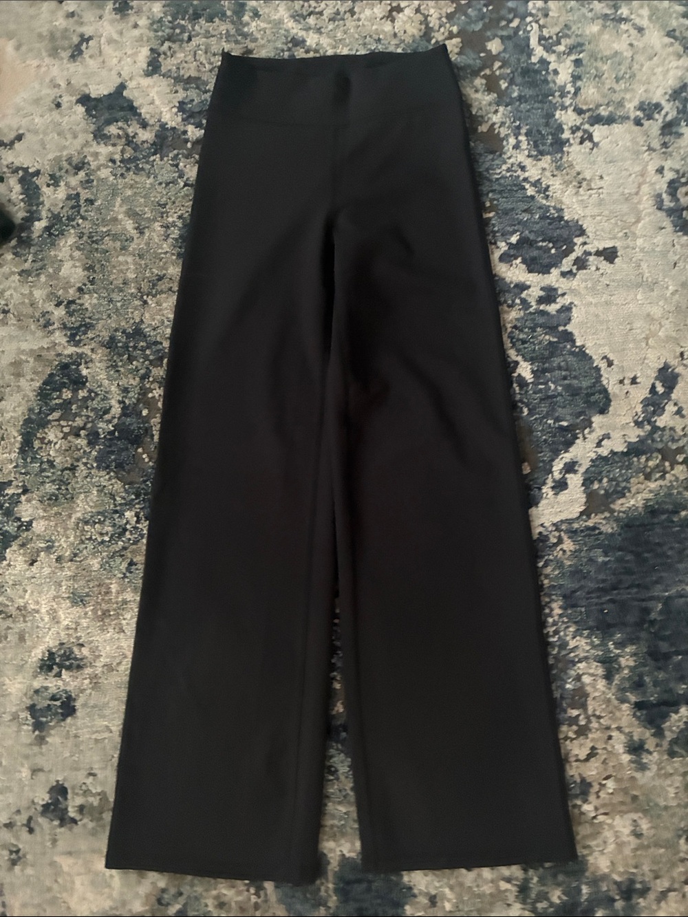 Mono B Black High-Rise Wide-Leg Pants